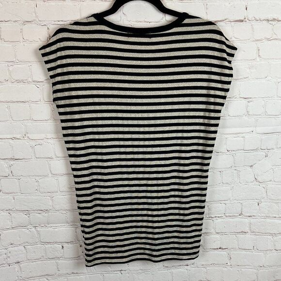MICHAEL MICHAEL KORS beige black gold striped sleeveless tank top size XS - Picture 4 of 5